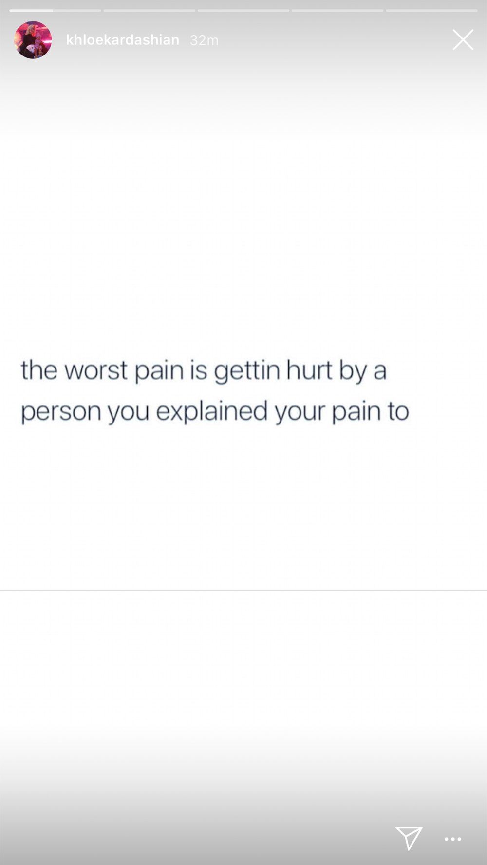 Khloe Kardashian Posts About Her &lsquo;Worst Pain&rsquo; After Tristan Thompson and Jordyn Woods Scandal