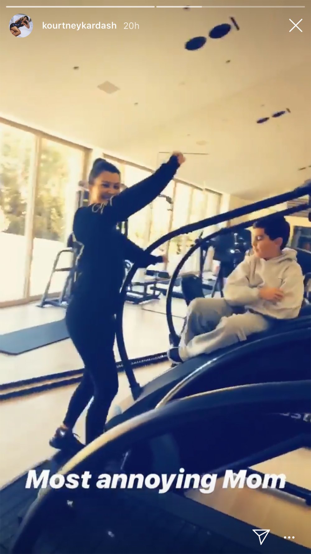 Kourtney Kardashian Embarrasses Her Son Mason, 9, With Her Dance Moves: &lsquo;Most Annoying Mom&rsquo;