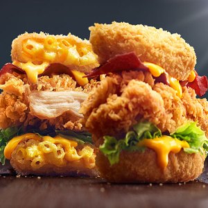 KFC's Mac 'N Cheese Zinger