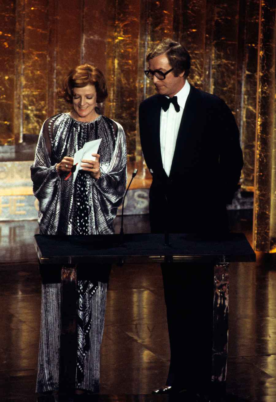 oscars fun facts MAGGIE SMITH;MICHAEL CAINE