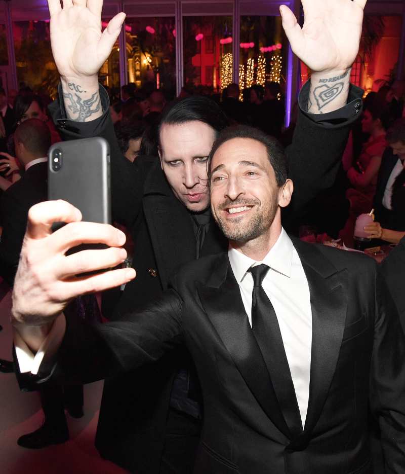 Oscars 2019 Afterparties Marilyn Manson Adrien Brody