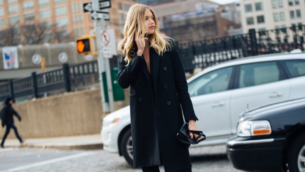 Model in Coat
