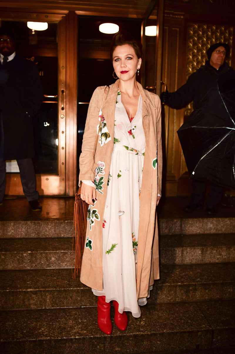 Maggie Gyllenhaal new york fashion week 2019