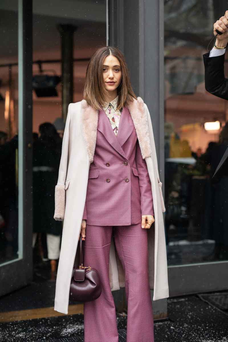 Emmy Rossum new york fashion week 2019