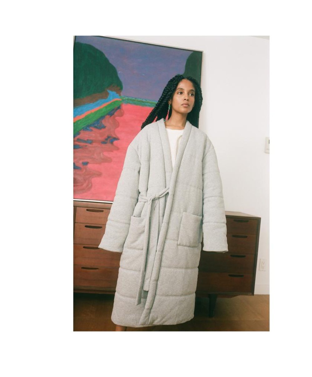 OFFHOURS robe grey
