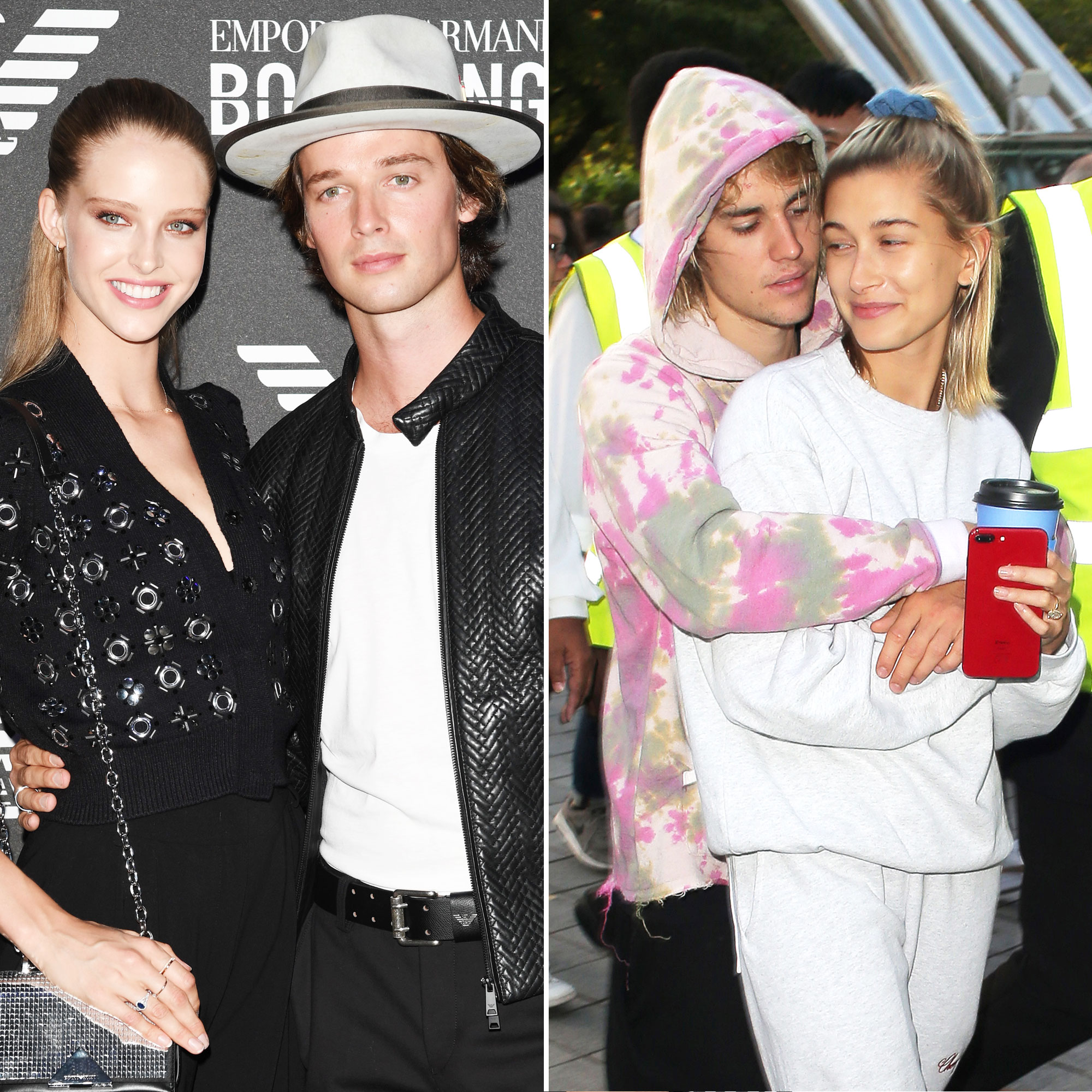Patrick Schwarzenegger Jokingly Calls Justin Bieber and Hailey Baldwin the '2nd Best Looking Couple' After Himself, Girlfriend Abby Champion