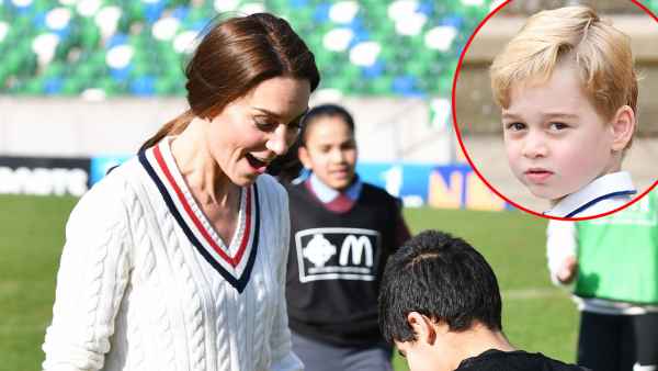 Prince George Duchess Kate Rubbish Soccer