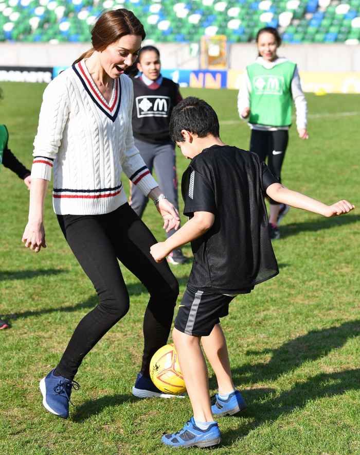 Prince George Duchess Kate Rubbish Soccer