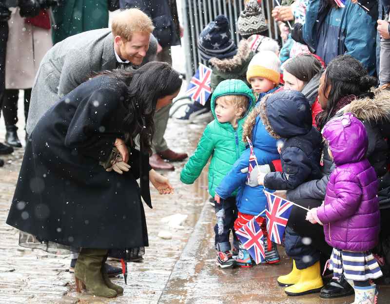 Prince Harry Pregnant Duchess Meghan Snow Bristol