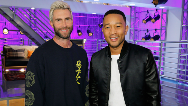 John Legend, Adam Levine, Super Bowl, Pampers