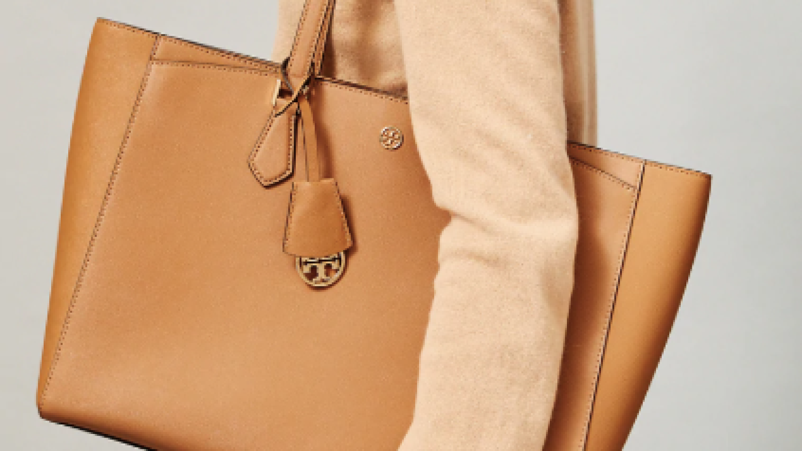 Tory Burch, Bags, Tory Burch Saffiano Leather Tote Bag