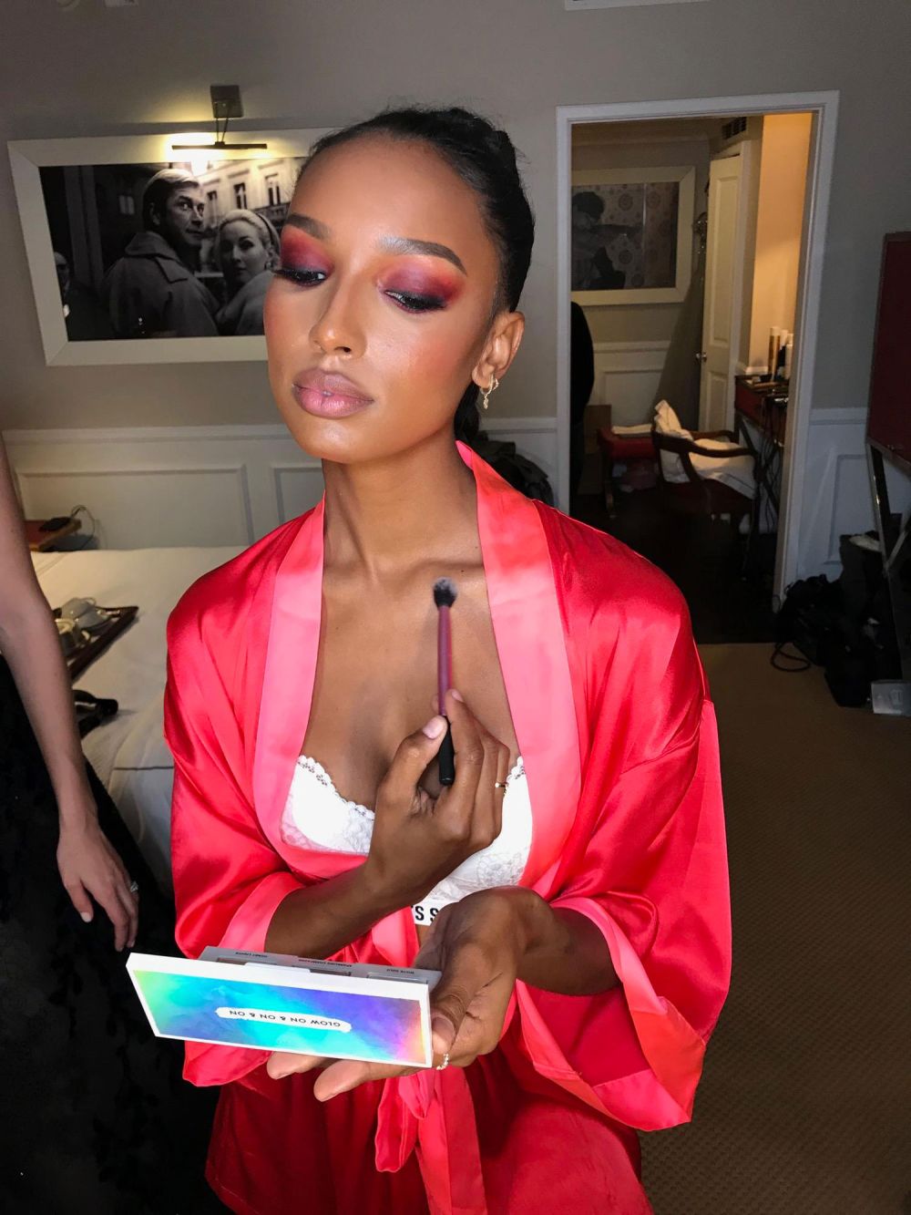 Jasmine Tookes See How a Victoria Secret Model Gets Ready for a Red Carpet