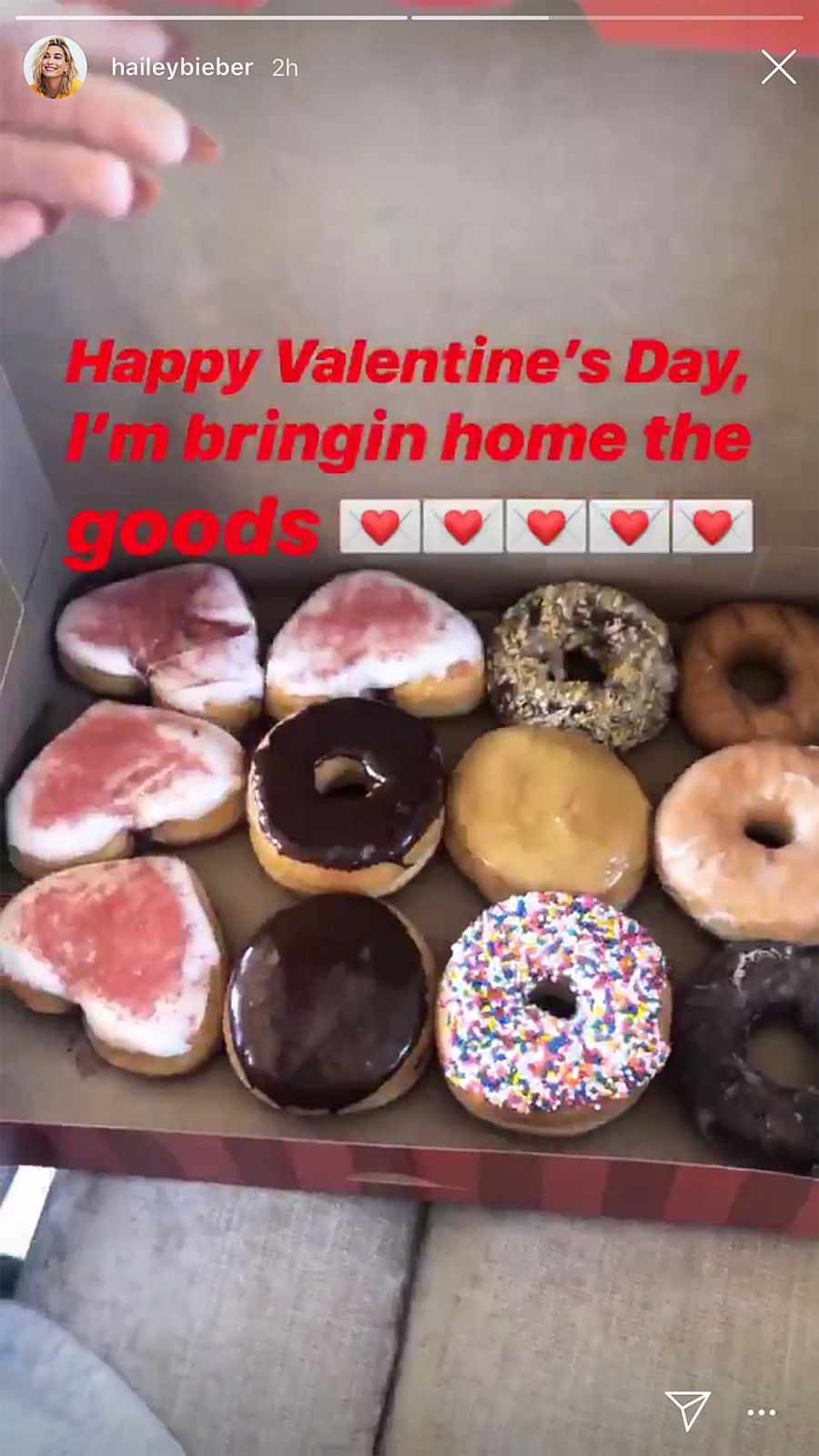 Stars Show Off Their Valentine's Day Treats: See What Kim Kardashian, Hailey Bieber and More Are Eating