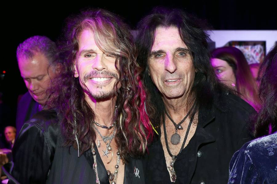 Steven Tyler Grammys 2019 Viewing Party Alice Cooper