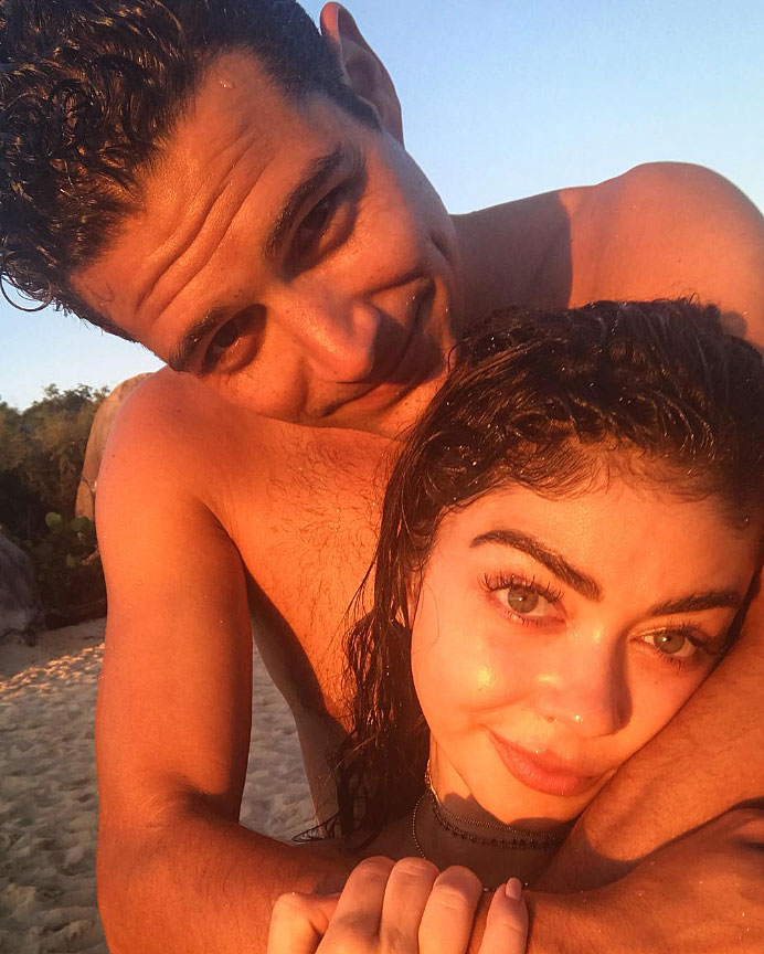 Wells Adams and Sarah Hyland More Celebs Post Tributes to Their Loves on Valentine's Day
