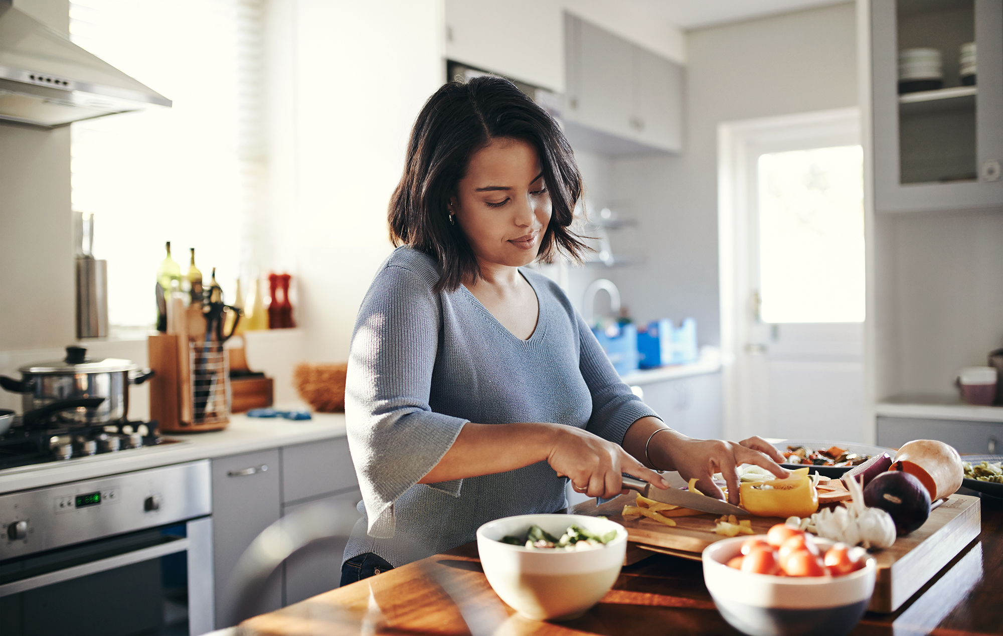 Woman Cooking