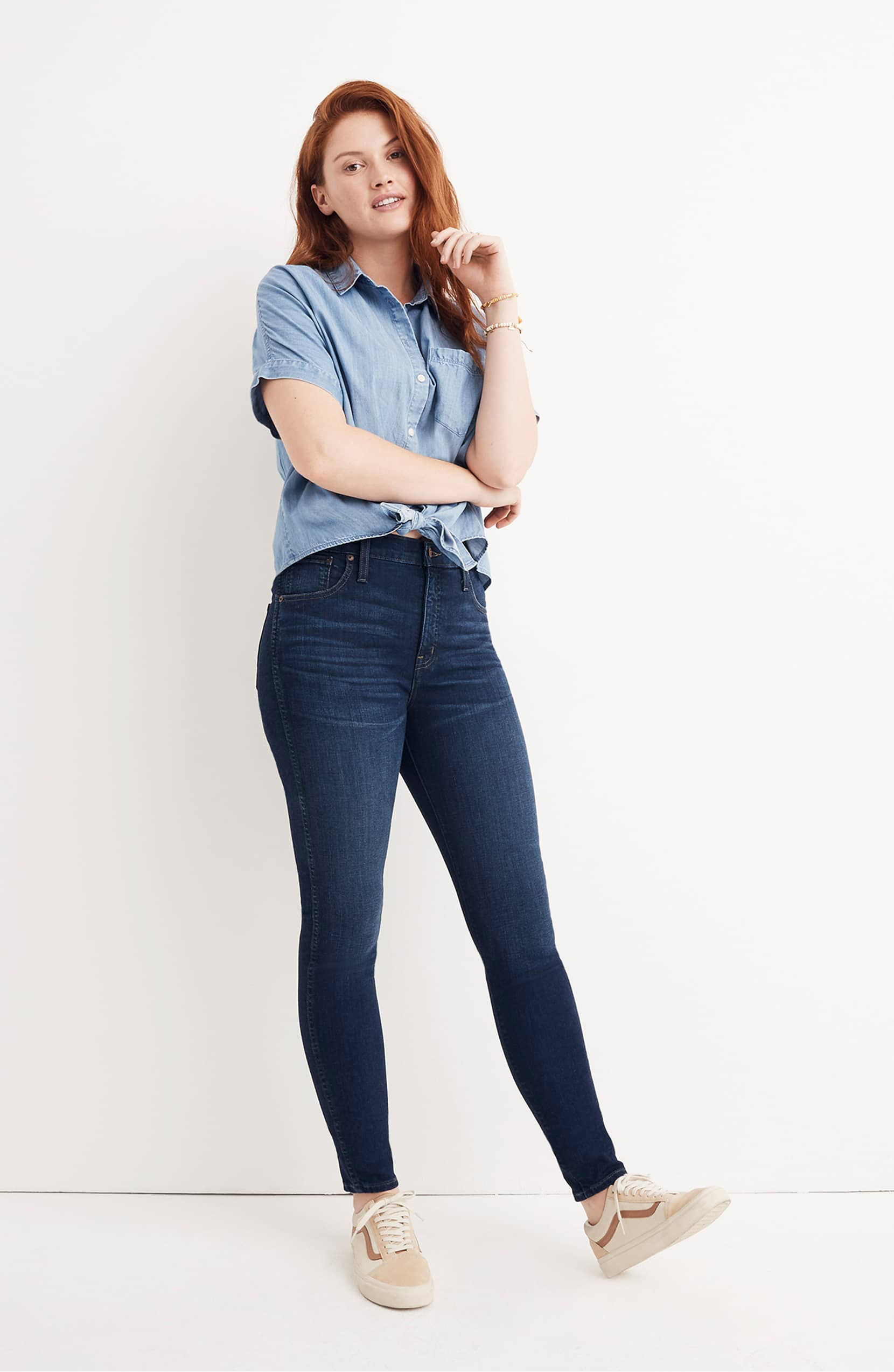 Shoppers Love These Top-Rated Madewell High-Rise Skinny Jeans - happy ...