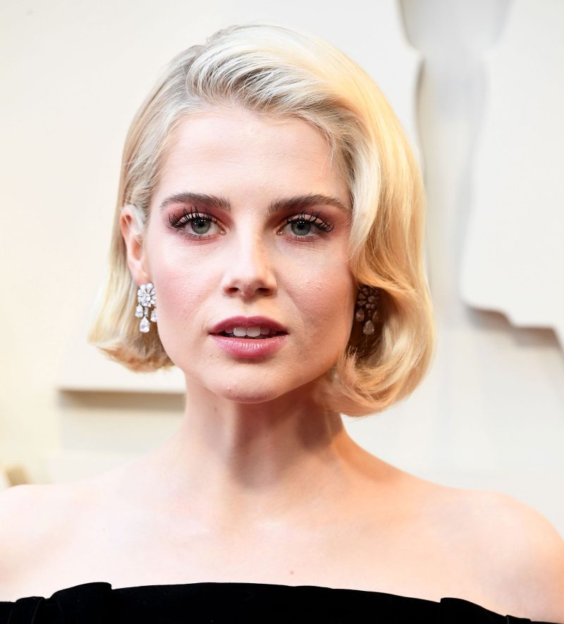 Lucy Boynton Oscars 2019 Beauty: Drugstore Hair, Skin and Makeup Products on the Red Carpet