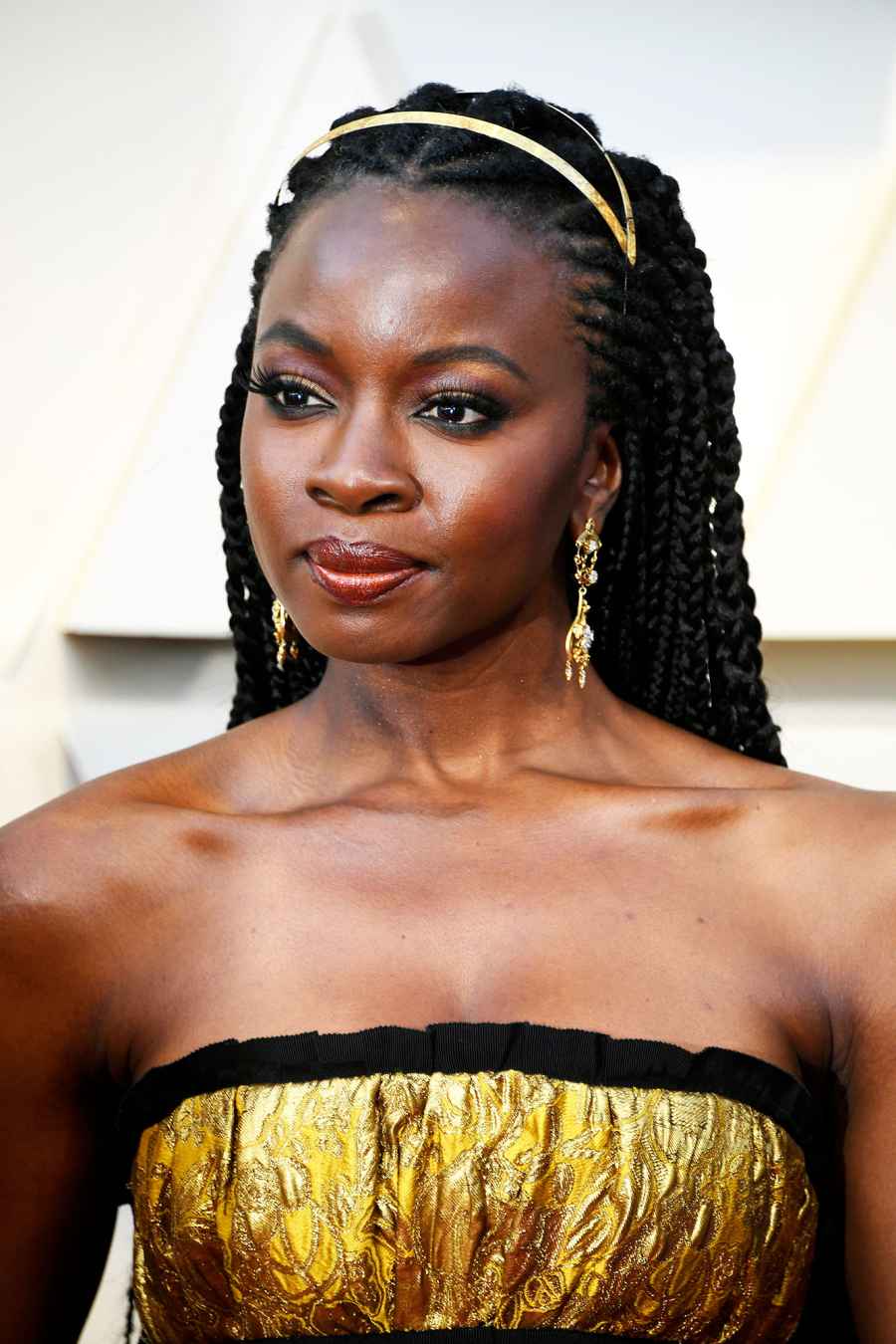 Danai Gurira Oscars 2019 Beauty: Drugstore Hair, Skin and Makeup Products on the Red Carpet