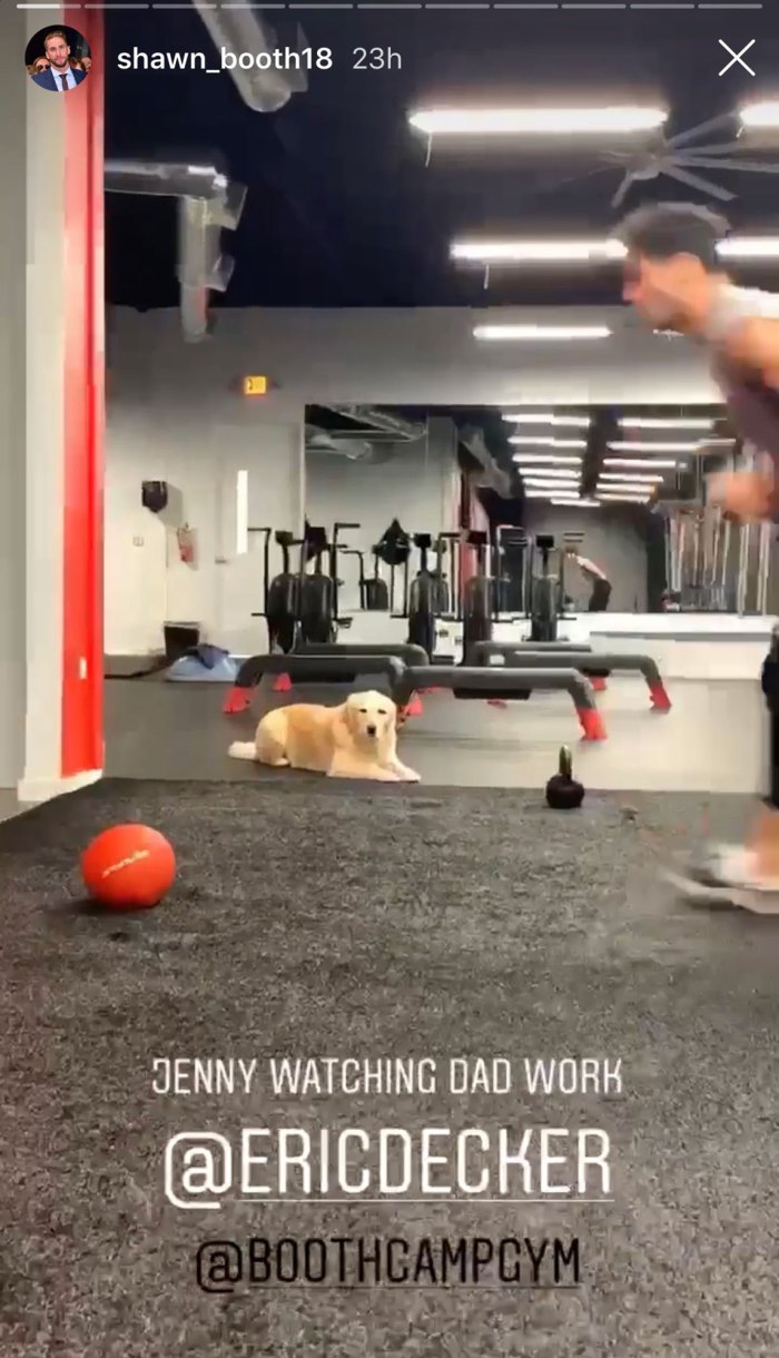 Eric Decker’s Dog Accompanies Him to a Workout at shawn Booths gym