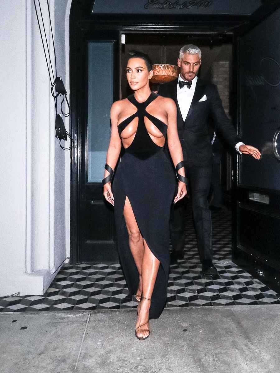 Kim Kardashian Joins the Nearly Naked Dress Club in an Ultra-Racy Look