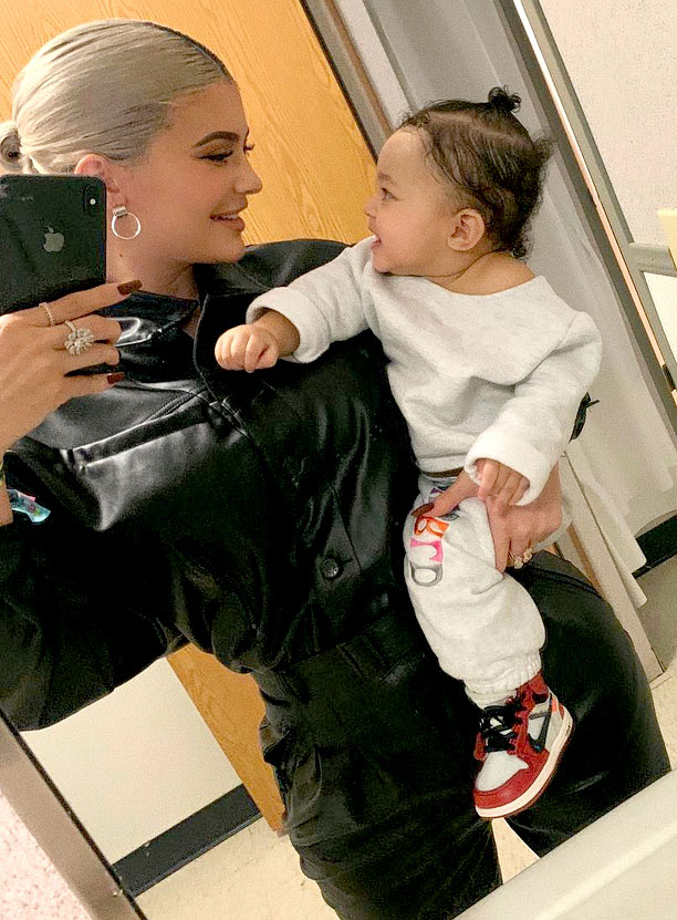 Kylie Jenner Takes Daughter Stormi Webster for a Stroll Wearing