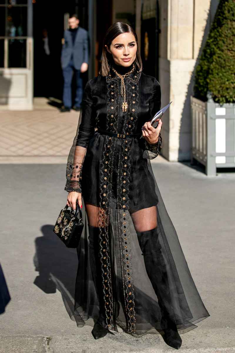 Olivia Culpo See the Stars' Street Style at Paris Fashion Week
