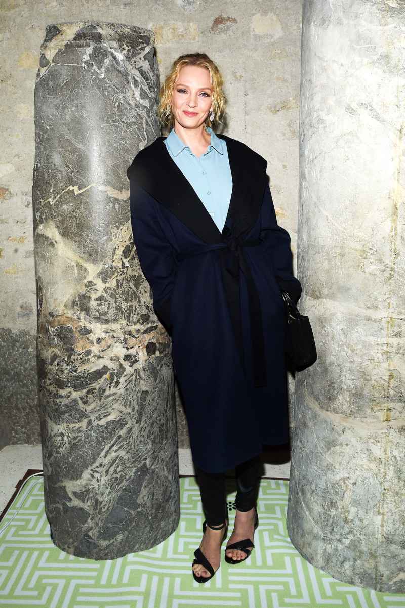 Uma Thurman See the Stars' Street Style at Paris Fashion Week