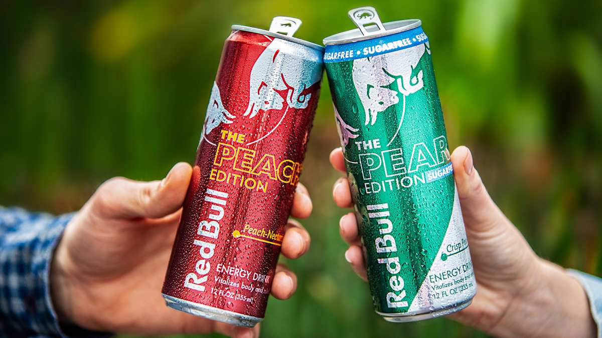 Peach and Pear Red Bull