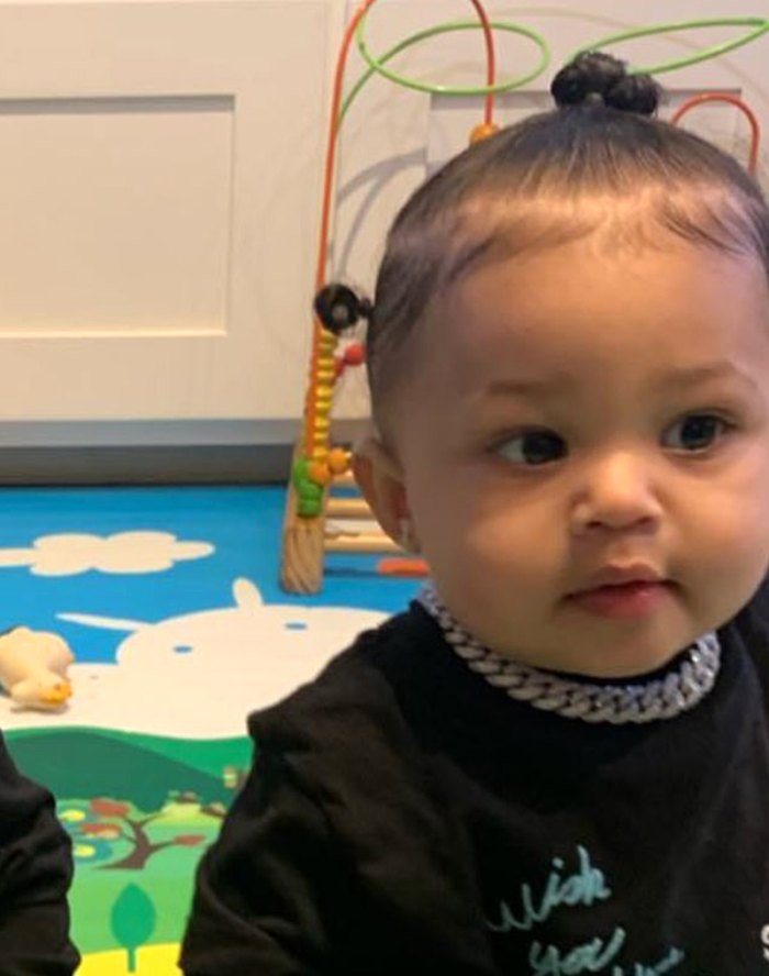 Travis Scott ‘Spoils His Daughter Rotten’ and Gives 12-Month-Old Stormi a Diamond Necklace
