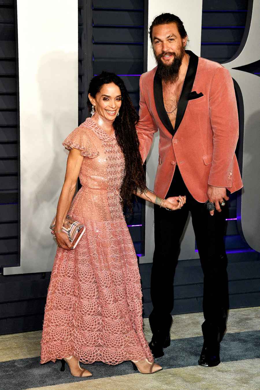 Jason Momoa and Lisa Bonet vanity fair oscars party 2019