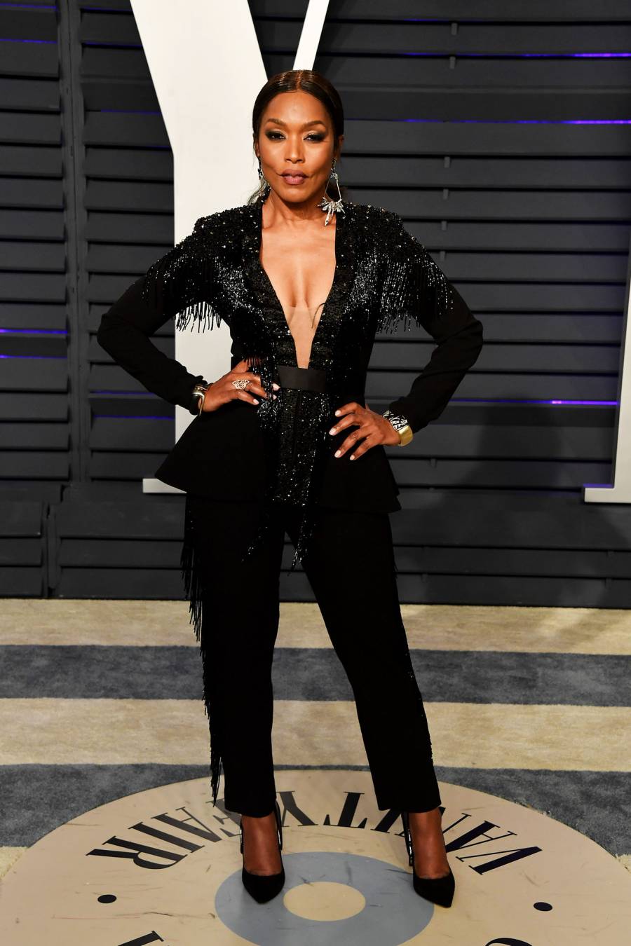 Angela Bassett vanity fair oscars party 2019