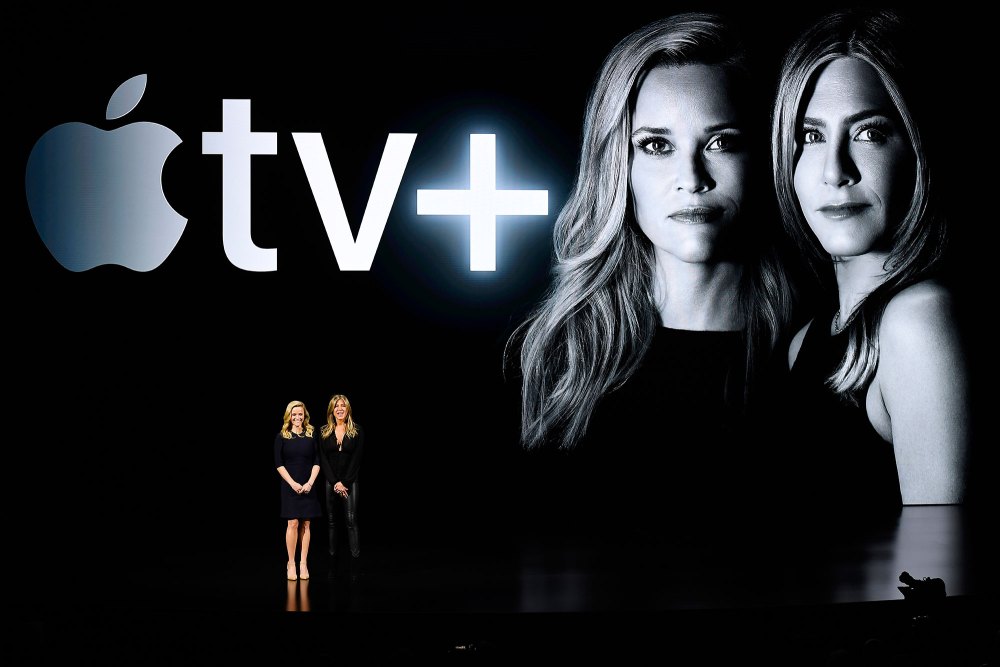 ‘Friends’ Sisters Jennifer Aniston and Reese Witherspoon Hype New TV Project