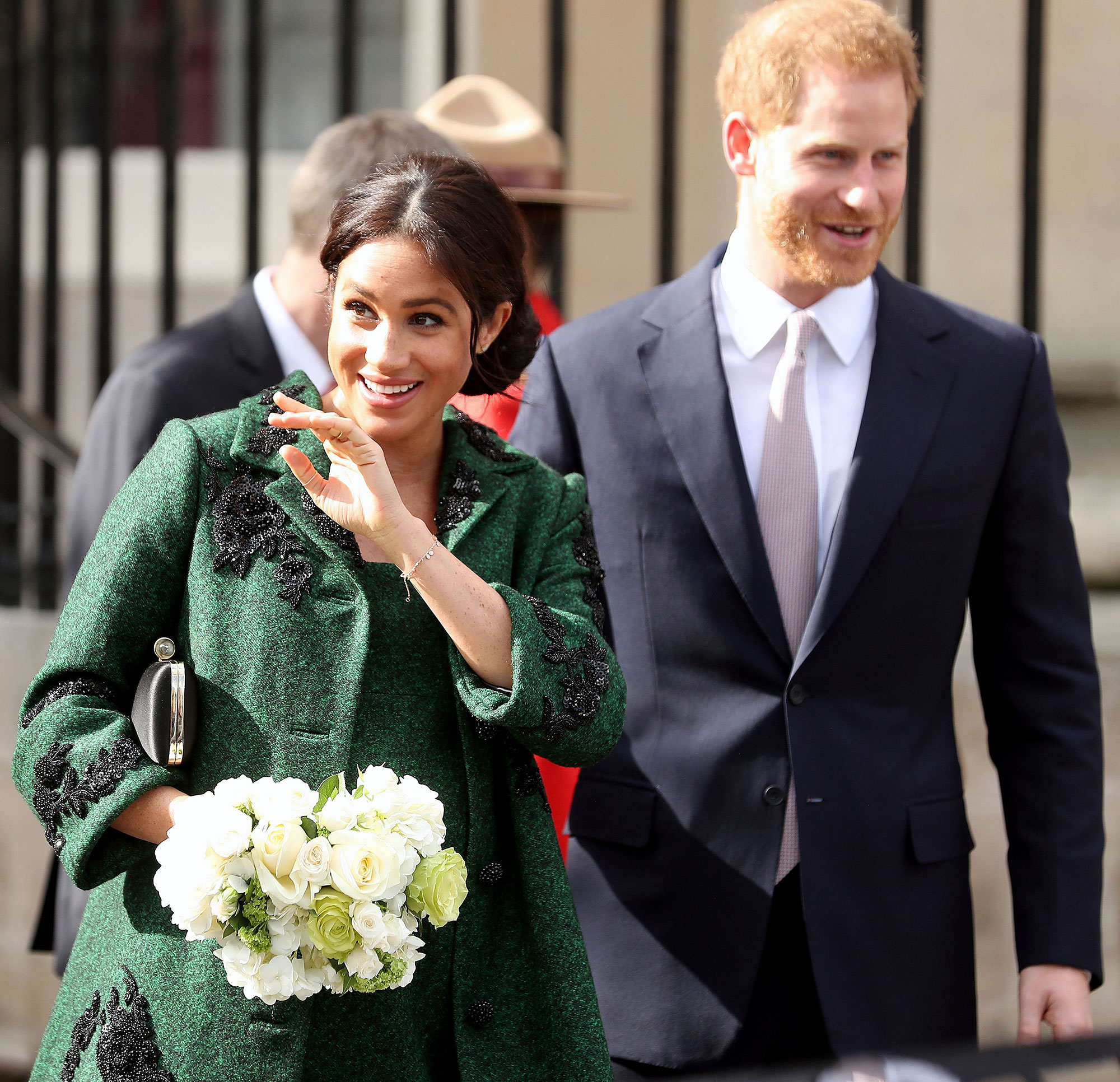 Pregnant Duchess Meghan Prince Harry Commonwealth Day