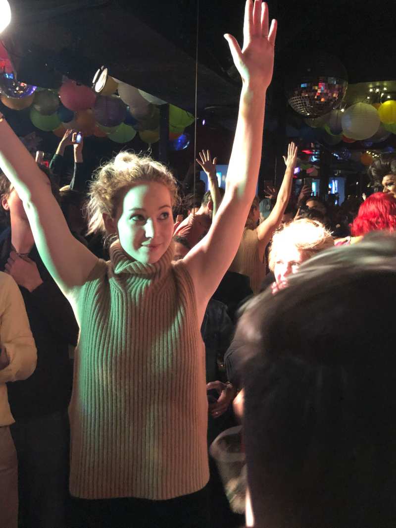 Adele and Jennifer Lawrence party at NYC bar Pieces