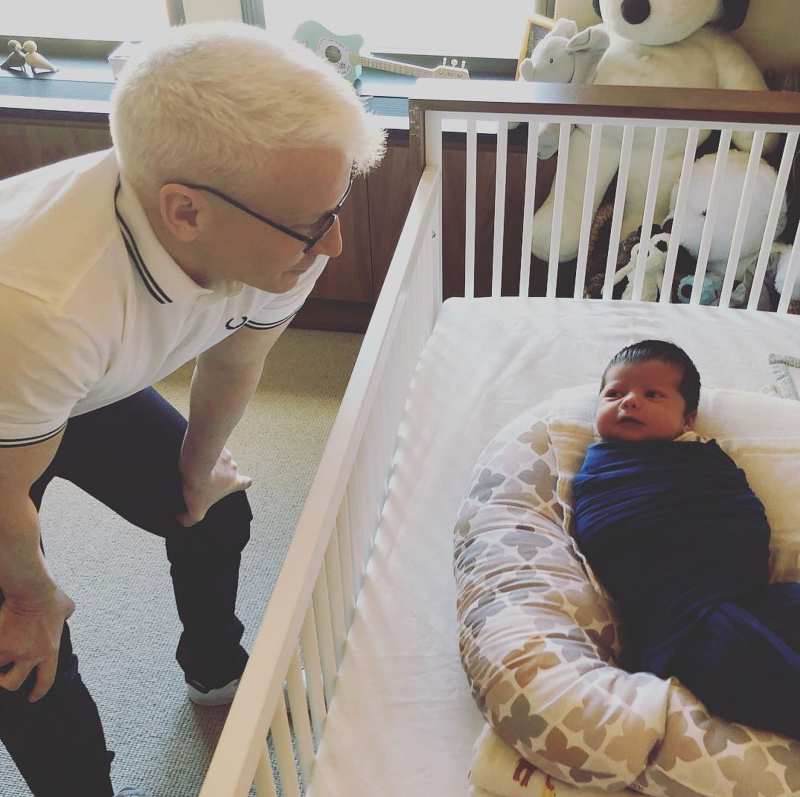 Andy Cohen Introduces Baby Benjamin To Anderson Cooper