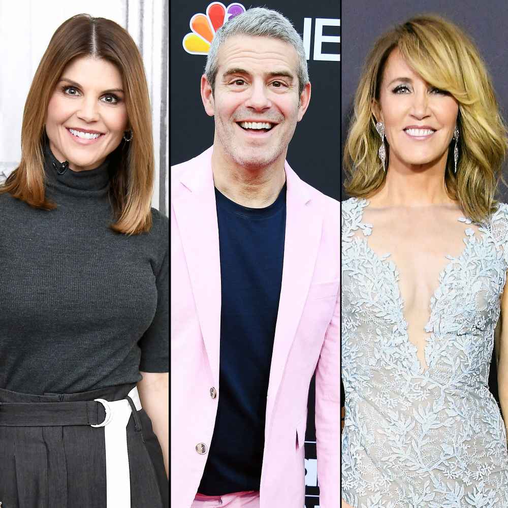 Andy Cohen Reacts Lori Loughlin Felicity Huffman Fake Real Housewives Taglines
