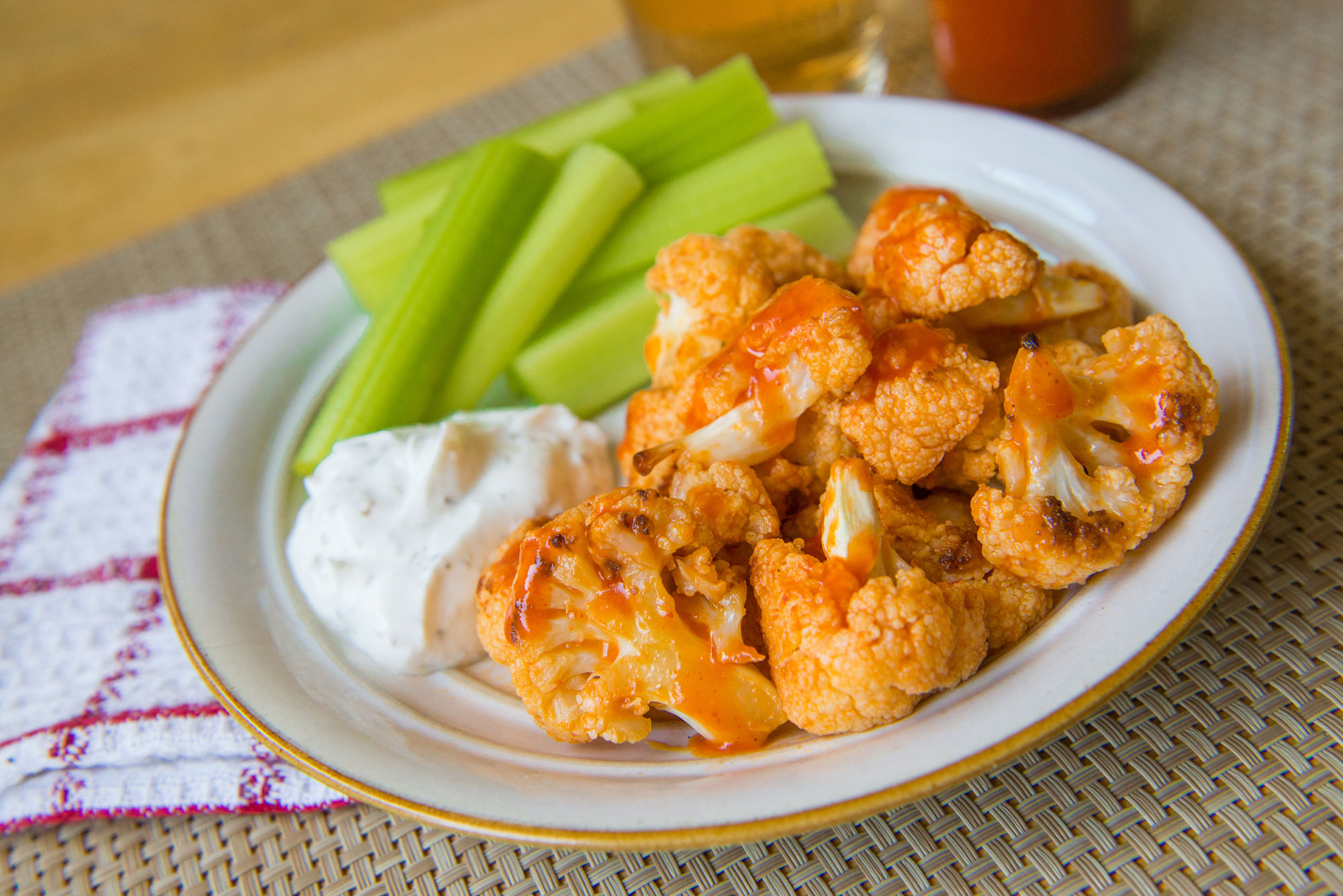 Spice Up Your Snack Game With This Buffalo Cauliflower ‘Wings’ Recipe