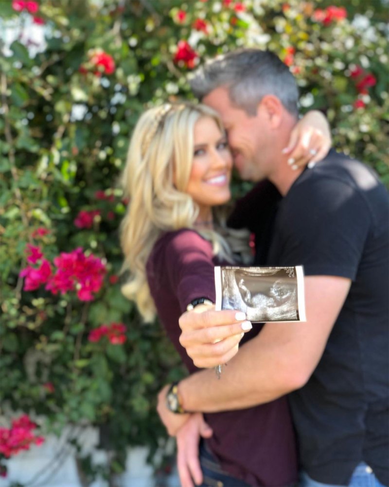 Cutest Celebrity Baby Announcements Christina and Ant Anstead