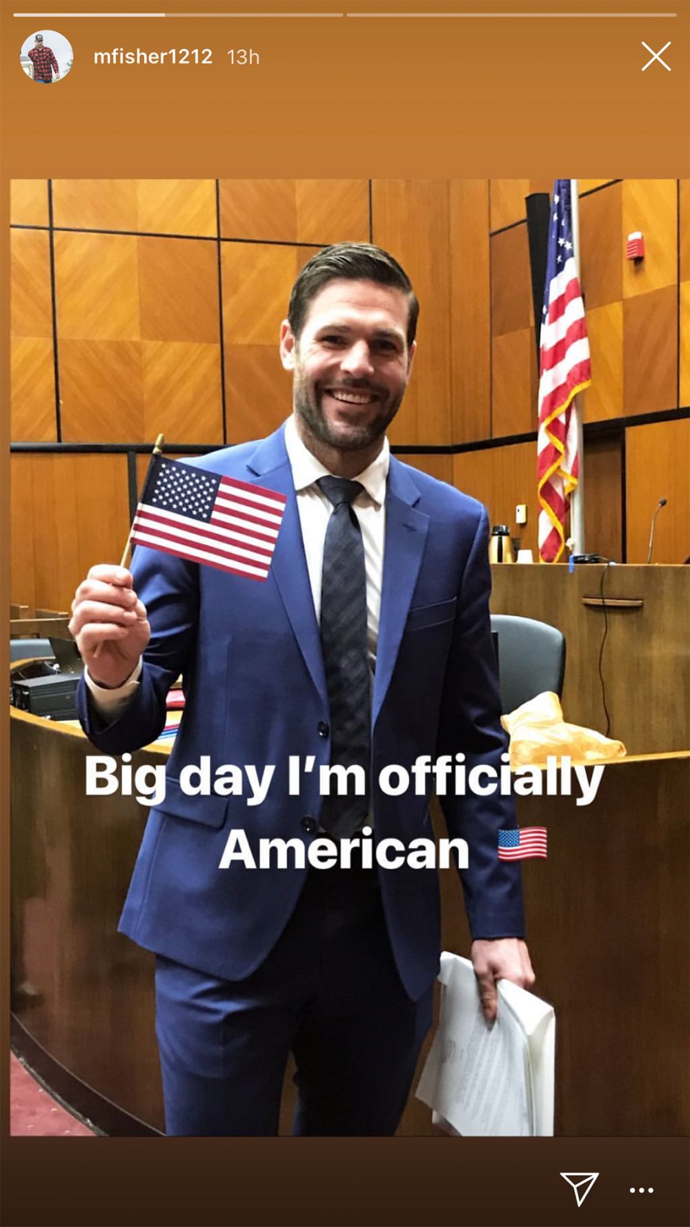 Carrie Underwood’s Husband Mike Fisher Becomes an American Citizen: ‘Big Day’