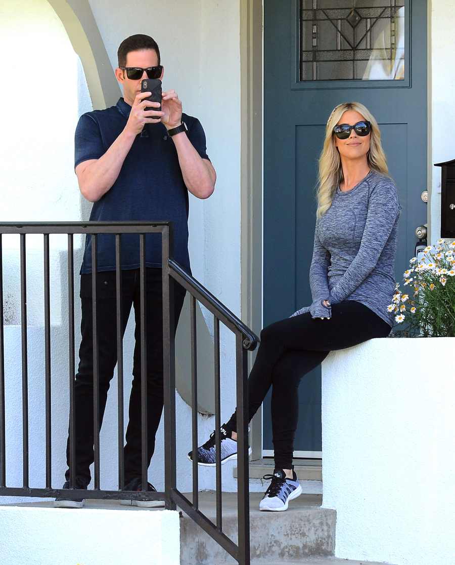 Christina Anstead and Ex Tarek Film Scenes Together Post Pregnancy Reveal