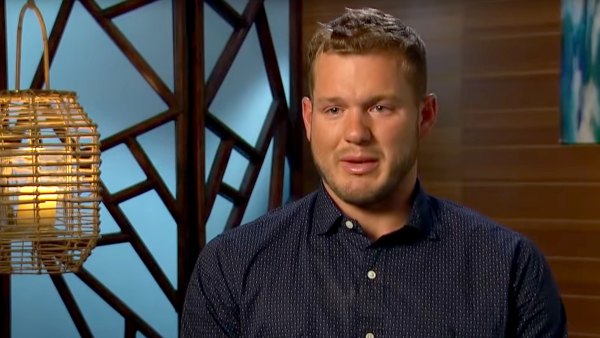 Colton Underwood crying