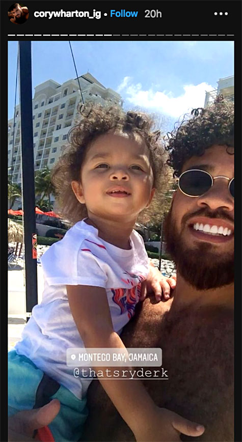 Cory Wharton and Cheyenne Floyd’s Daughter Gets ‘Chocolate Wasted’ on Jamaica Family Vacay