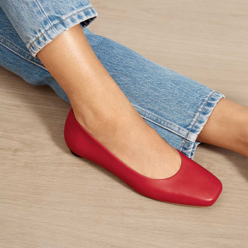 Everlane Flats Red