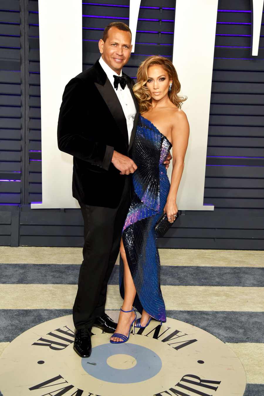 Alex Rodriguez (L) and Jennifer Lopez J. Lo and A-Rod’s Best Red Carpet Moments on the Road to Engagement