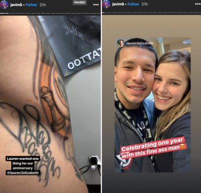 Javi Marroquin Covers Matching Tattoo He Got With Ex Briana DeJesus