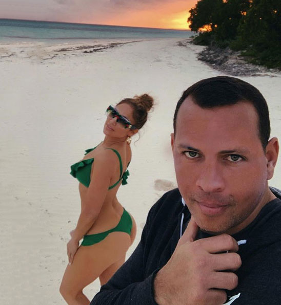 Jennifer Lopez Posts a Sexy Bikini Pic with Boyfriend Alex Rodriguez