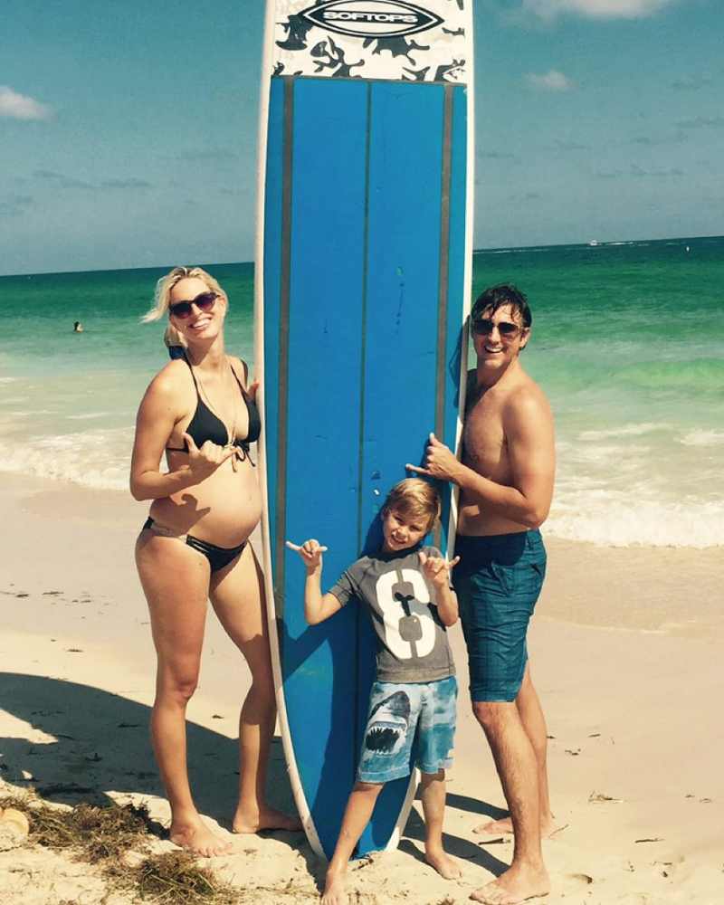 Jessica Simpson and More Pregnant Celebs Showing Off Third Trimester Baby Bumps in Bikinis