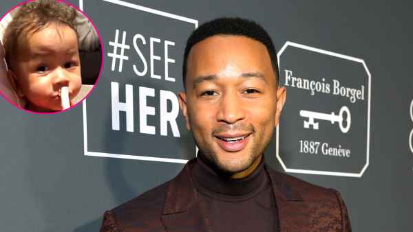 Twins! John Legend and Son Miles Adorably Eat Ribs Together