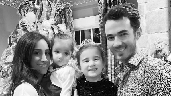 Kevin Jonas’ Daughters Enjoy Movie Night With Mom While Dad Vacations in Miami With His Brothers